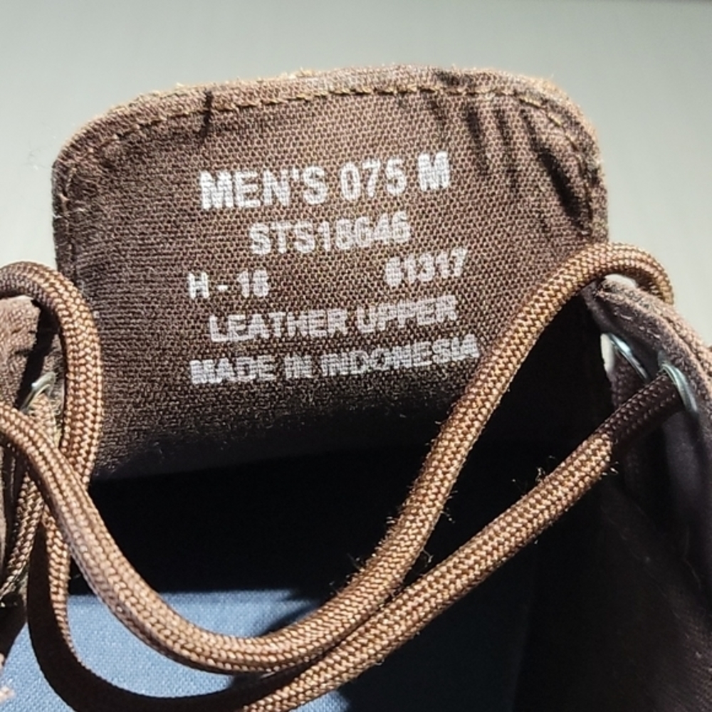 Sperry Top-Sider STS18646 2-Eye Casual Shoe for Men - Brown Leather NWOT - Picture 7 of 9